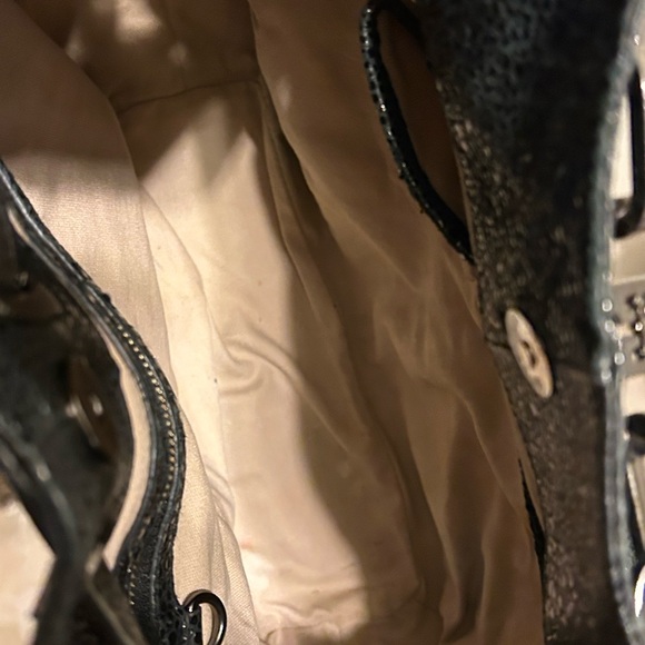 Tory Burch Natalya Genuine Leather Embossed Shoulder Bag - Picture 10 of 13